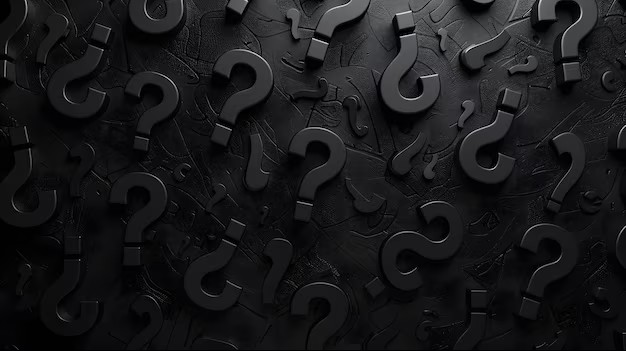 Abstract question mark illustration